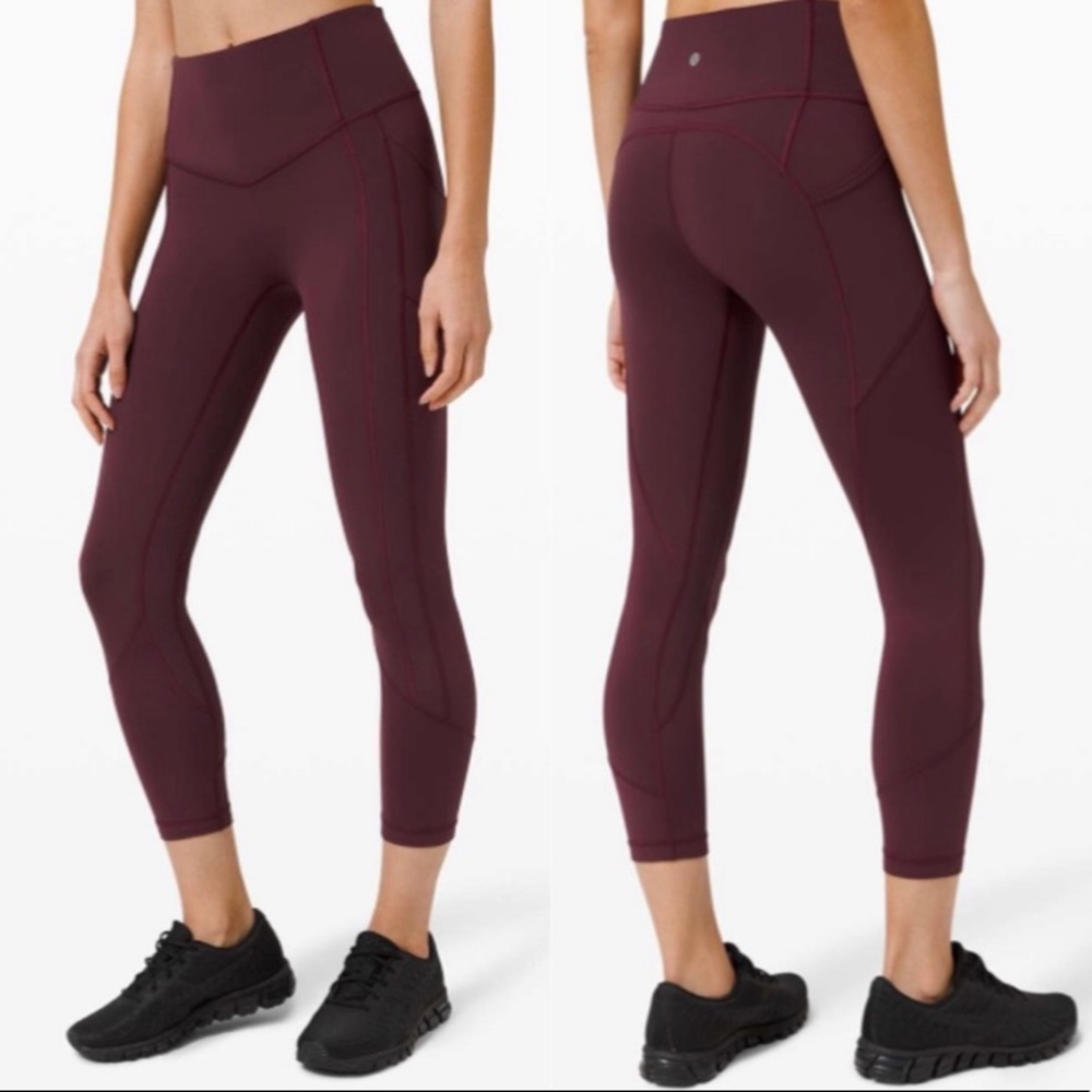 Lululemon all the right places crop leggings - 10